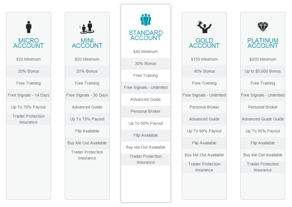 Types of forex trading accounts